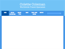 Tablet Screenshot of colettecoleman.com